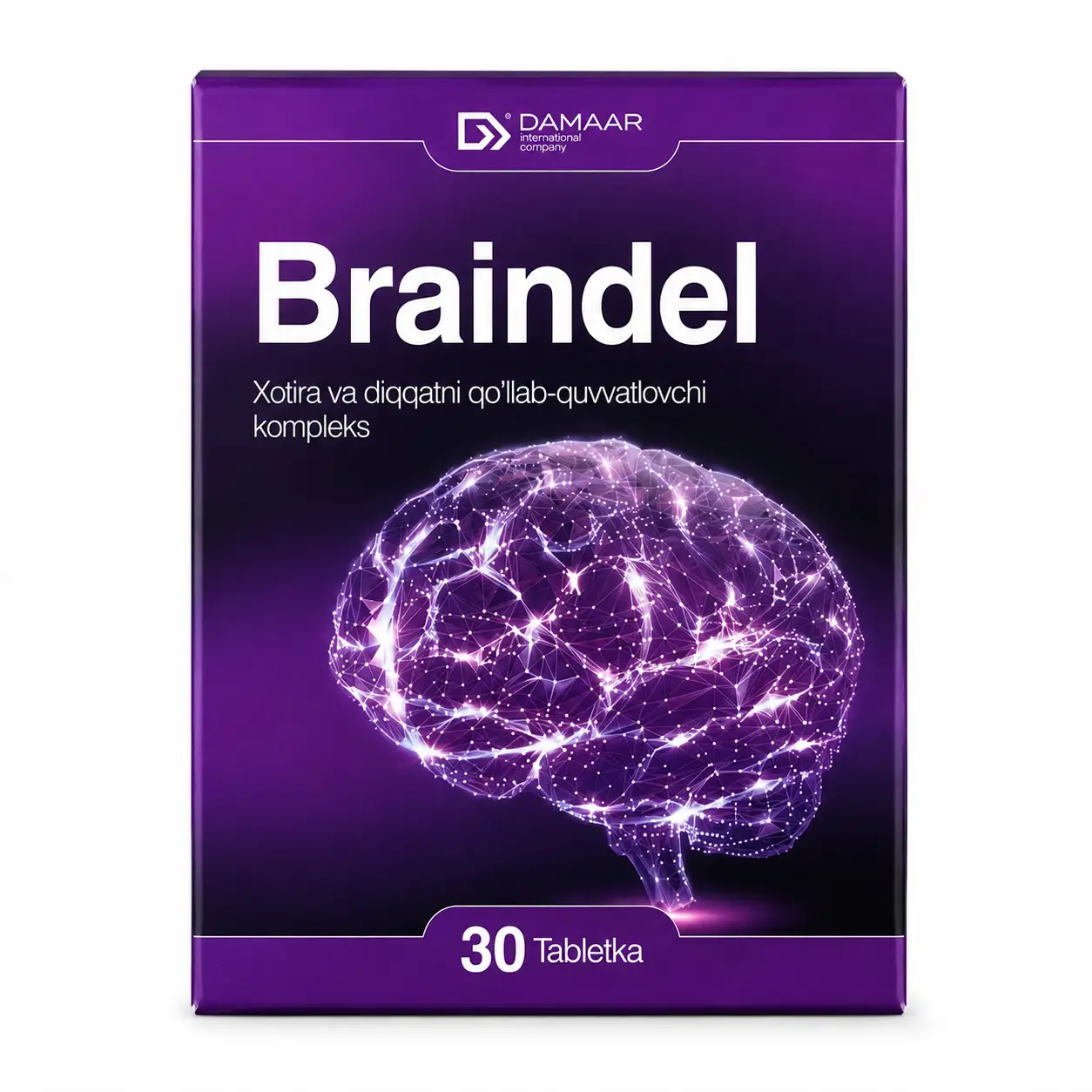 Braindel tabletkalar N30 — xotira va diqqat 2