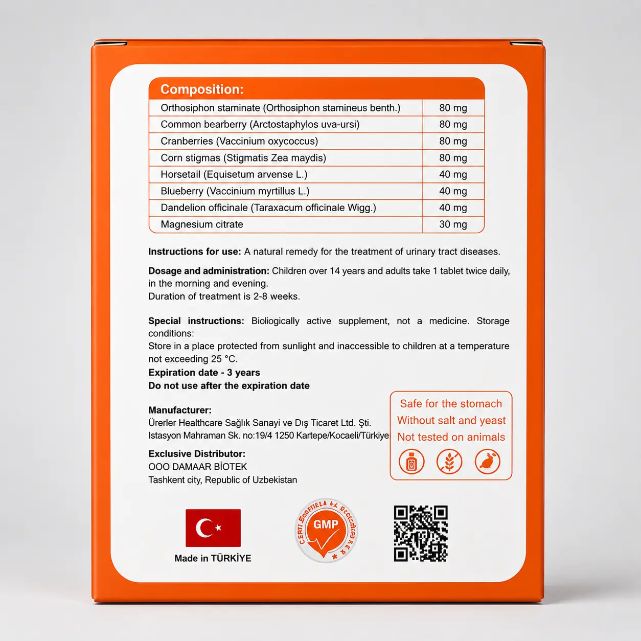 Granulaze tabletkalar N30 — buyrak va siydik yo'llari komforti 3