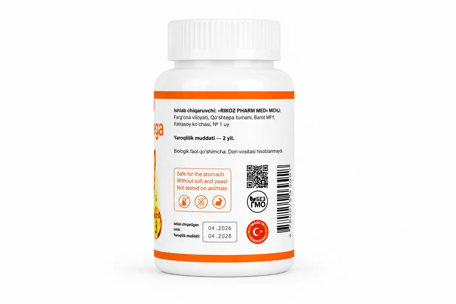 Rikoz Omega kapsulalar N30 — yurak va qon tomirlar 3