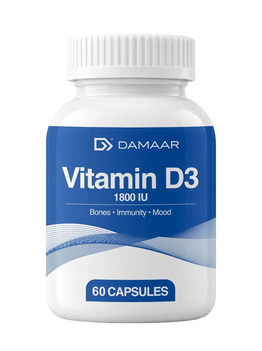 DAMAAR Vitamin D3 1800 IU (60 kaps.)