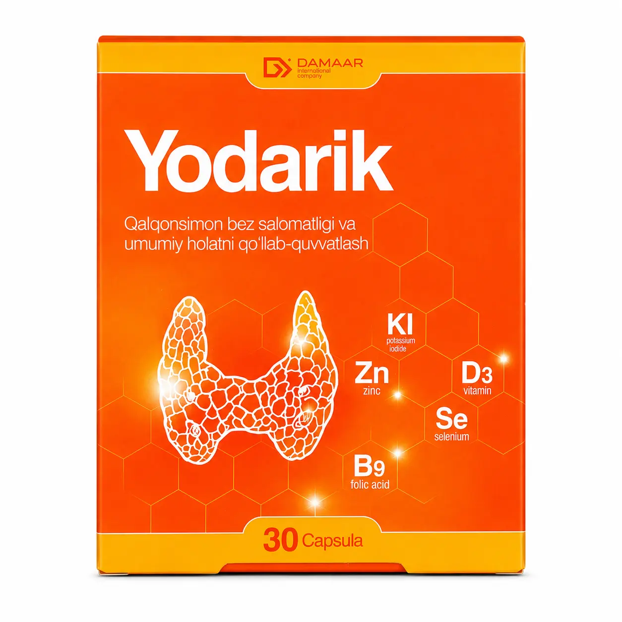 Yodarik kapsulalar N30 — qalqonsimon bez va energiya 2